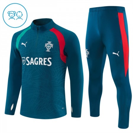 Lasten Portugali Training Huppari Quarter-Zip 2026-27 Sininen