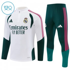 Lasten Real Madrid Training Huppari Quarter-Zip 2026-27 Valkoinen