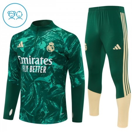Lasten Real Madrid Training Huppari Quarter-Zip 2026-27 Vihreä