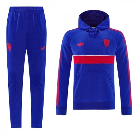 Manchester United Hoodie Training Huppari 2026-27 Sininen