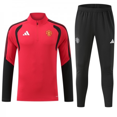 Manchester United Training Huppari Quarter-Zip 2026-27 Punainen