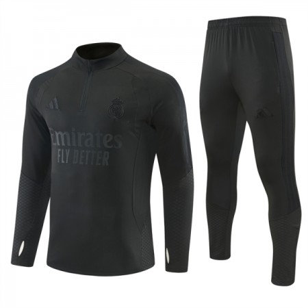 Real Madrid Training Huppari Quarter-Zip 2026-27 Musta