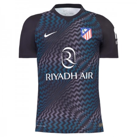 Jalkapallo Peliasut Atlético Madrid Maalivahti 2026-27 Musta Lyhythihainen