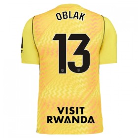 Jalkapallo Peliasut Atlético Madrid Oblak 13 Maalivahti 2026-27 Keltainen Lyhythihainen