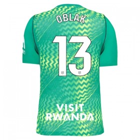 Jalkapallo Peliasut Atlético Madrid Oblak 13 Maalivahti 2026-27 Vihreä Lyhythihainen