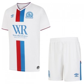 Jalkapallo Peliasut Blackburn Rovers Lasten Vieras Pelipaita 2026-27 Lyhythihainen