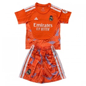Jalkapallo Peliasut Real Madrid Maalivahti Lasten 2026-27 Oranssi Lyhythihainen