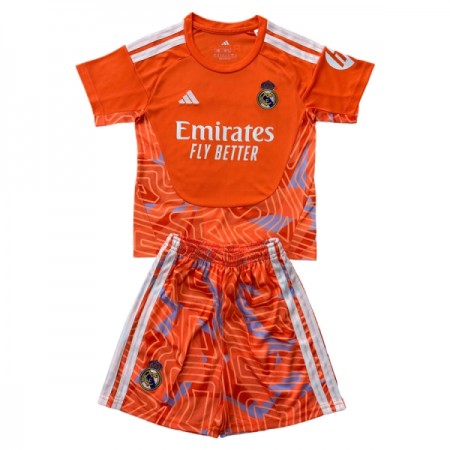 Jalkapallo Peliasut Real Madrid Maalivahti Lasten 2026-27 Oranssi Lyhythihainen