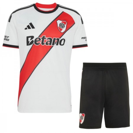 Jalkapallo Peliasut CA River Plate Lasten Koti Pelipaita 2026-27 Lyhythihainen