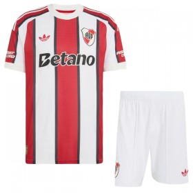 Jalkapallo Peliasut CA River Plate Lasten Vieras Pelipaita 2026-27 Lyhythihainen