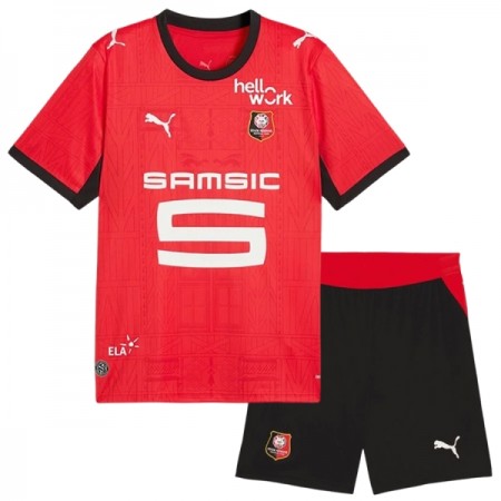 Jalkapallo Peliasut Stade Rennais Lasten Koti Pelipaita 2026-27 Lyhythihainen