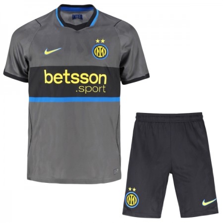 Jalkapallo Peliasut Inter Milan Lasten Kolmas Pelipaita 2026-27 Lyhythihainen