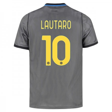 Jalkapallo Peliasut Inter Milan Lautaro 10 Kolmas Pelipaita 2026-27 Lyhythihainen