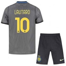 Jalkapallo Peliasut Inter Milan Lautaro 10 Lasten Kolmas Pelipaita 2026-27 Lyhythihainen