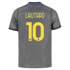 Jalkapallo Peliasut Inter Milan Lautaro 10 Lasten Kolmas Pelipaita 2026-27 Lyhythihainen