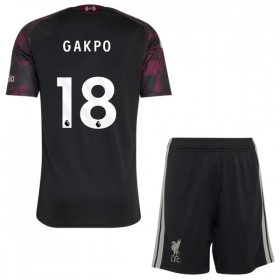 Jalkapallo Peliasut Liverpool Gakpo 18 Lasten Kolmas Pelipaita 2026-27 Lyhythihainen