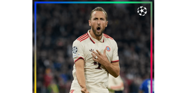Kanen 4 maalia auttoivat Bayernia voittamaan vastustajansa 9-2