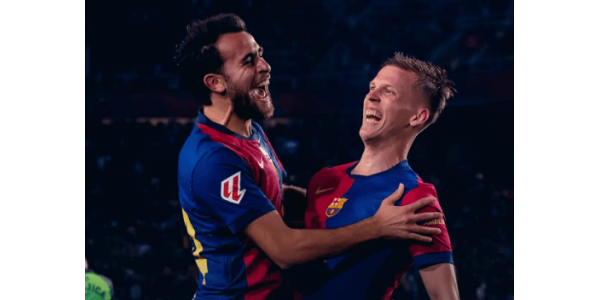 Olmo teki maalin peräkkäisissä peleissä ja auttoi Barcelonaa vahvistamaan kärkeään
