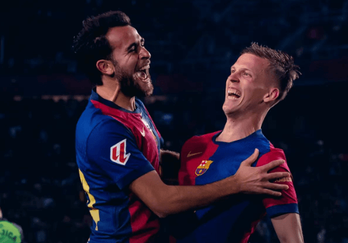 Olmo teki maalin peräkkäisissä peleissä ja auttoi Barcelonaa vahvistamaan kärkeään