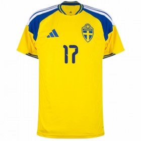 Jalkapallo Peliasut Ruotsi Gyokeres 17 Koti Pelipaita MM-kisat 2026 Lyhythihainen